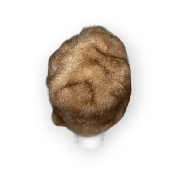 Vintage Unbranded Mink Cloche EUC - Picture 2 of 4